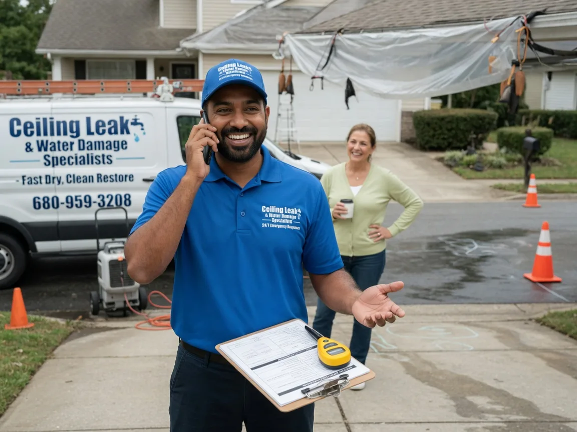 Ceiling Leak Cleanup Shannon City, IA FAQs